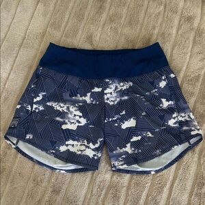 Oiselle Long Roga running shorts, size 2